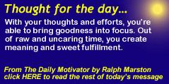  Your Motivational Thought For The Day Is Just One Click Away! 